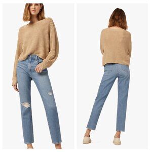 NWT Joe's Jeans The Honor High-Rise Straight Leg Denim Jeans in Darling, Size 27